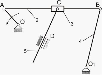 Изображение вопроса Для определения скорости точки B и построения план...