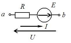 Изображение вопроса При заданных направлениях ЭДС сопротивления R и то...