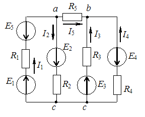 Изображение вопроса Для узла «а» по первому закону Кирхгофа ...