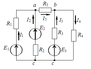 Изображение вопроса Для расчета токов в ветвях заданной схемы необходи...
