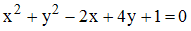 Изображение вопроса Уравнение  определяет окружность с центром в точке...