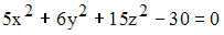 Изображение вопроса Даны уравнения поверхностей:
1)
2)
3)
4...