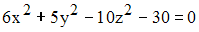 Изображение вопроса Даны уравнения поверхностей:
1)
2)
3)
4...