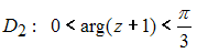 Изображение вопроса Из областей на комплексной плоскости, заданных соо...
