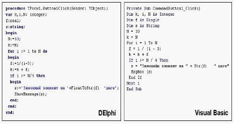 Изображение вопроса Созданы программы в интегрированной среде разработ...