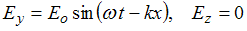 Изображение вопроса Плоская монохроматическая электромагнитная волна р...