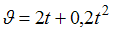 Изображение вопроса Зависимость от времени линейной скорости лопатки т...