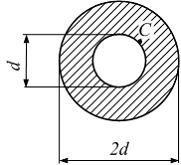 Изображение вопроса Труба испытывает деформацию кручение. Касательное ...
