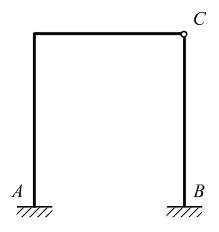 Изображение вопроса Степень статической неопределимости плоской рамы&#...