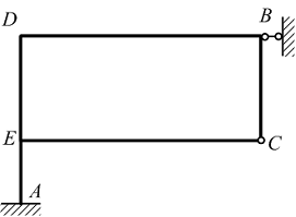 Изображение вопроса На рисунке показана плоская, статически неопредели...