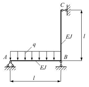 Изображение вопроса Если , реакция опоры С для представленной плоской ...