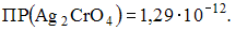Изображение вопроса Произведение растворимости хромата серебра  Раство...