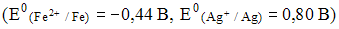 Изображение вопроса ЭДС гальванического элемента, состоящего из железн...