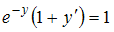 Изображение вопроса Общий интеграл дифференциального уравнения   при  ...