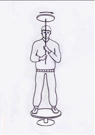 Изображение вопроса Экспериментатор, стоящий на неподвижной скамье Жук...