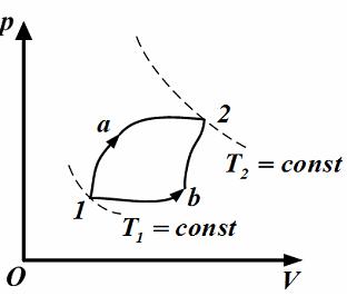 Изображение вопроса Идеальный газ переводится из первого состояния во ...