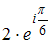Изображение вопроса Комплексное число задано в показательной форме . Т...