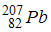 Изображение вопроса В ядре изотопа свинца  содержится …...