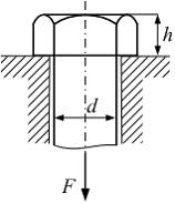 Изображение вопроса Из расчета на срез минимальный диаметр болта при з...