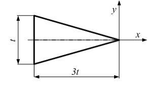 Изображение вопроса Статический момент площади треугольника относитель...