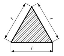Изображение вопроса Число главных центральных осей для равностороннего...
