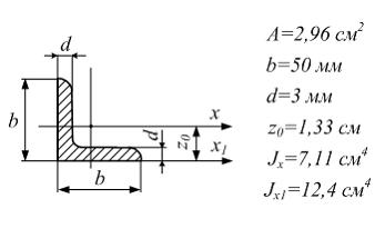 Изображение вопроса Поперечное сечение стержня составлено из двух равн...