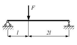 Изображение вопроса Прямоугольная балка имеет два варианта расположени...