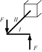 Изображение вопроса Схема нагружения рамы показана на рисунке. Первый ...