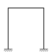 Изображение вопроса Степень статической неопределимости рамы равна