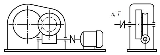 Изображение вопроса На рисунке изображен привод с ____...