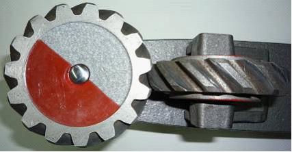 Изображение вопроса Изображенная на рисунке передача с перекрещивающим...