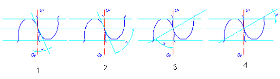 Изображение вопроса Схема линии зацепления и угол зацепления указаны п...