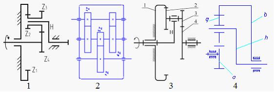 Изображение вопроса Кинематическая схема передачи не планетарного типа...