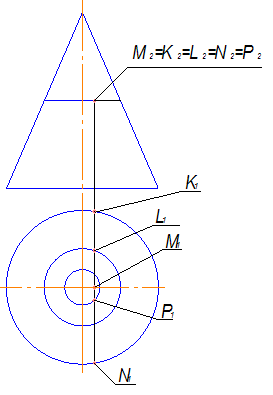 Изображение вопроса Поверхности конуса
принадлежит точка …...
