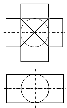 Изображение вопроса Заданные на чертеже поверхности цилиндров пересека...