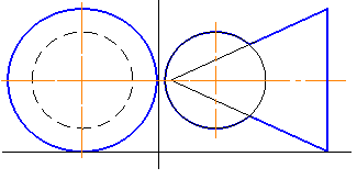 Изображение вопроса Окружность, по которой пересекаются сфера и конус,...