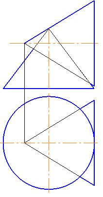Изображение вопроса Линию пересечения заданных на чертеже поверхностей...