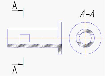 Изображение вопроса Буквами А–А на чертеже обозначен(-о) …...