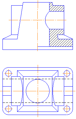 Изображение вопроса Представленный на чертеже разрез является …...