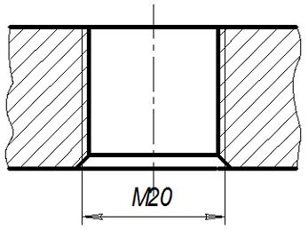 Изображение вопроса В данное отверстие можно ввернуть стержень …...