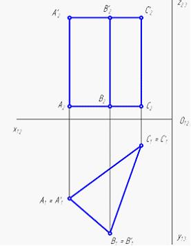 Изображение вопроса На рисунке показан двухкартинный комплексный черте...