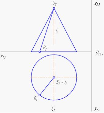 Изображение вопроса На рисунке показан двухкартинный комплексный черте...