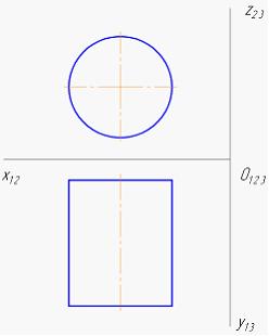 Изображение вопроса При построении прямоугольной изометрии цилиндра, з...