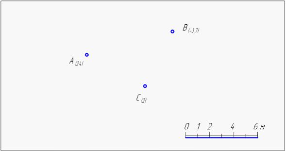 Изображение вопроса На чертеже с числовыми отметками задана плоскость,...
