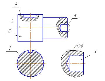 Изображение вопроса Кейс-задания: Кейс 1 подзадача 2 Дан чертеж детал...