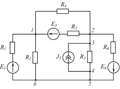 Изображение вопроса В изображенной схеме активных ветвей …...