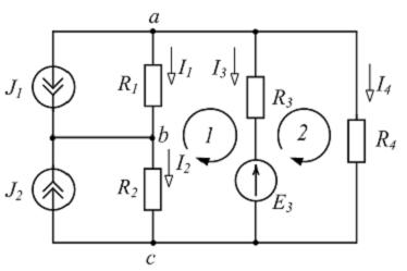 Изображение вопроса По первому закону Кирхгофа в узле с изображенной с...