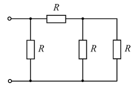 Изображение вопроса Если  то эквивалентное сопротивление цепи  равно &...