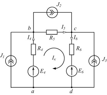 Изображение вопроса В изображенной схеме ток  равен …...