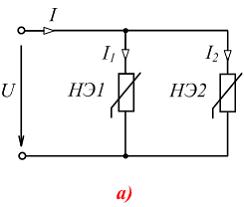 Изображение вопроса Схема соединения двух нелинейных элементов изображ...